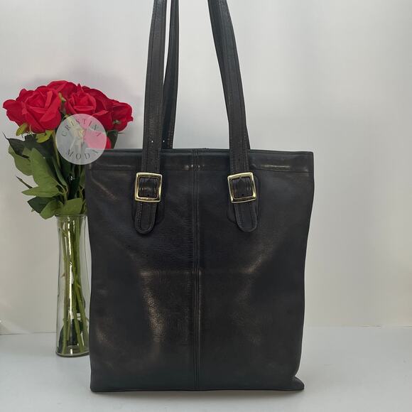 RARE Vintage Coach Pre-Creed Facile Shoulder Bag 1970s Dark Gray - Picture 1 of 10